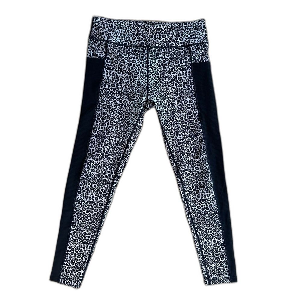 Miss Me Cheetah Print Yoga Pants High Rise Leopard Leggings size M Athleisure